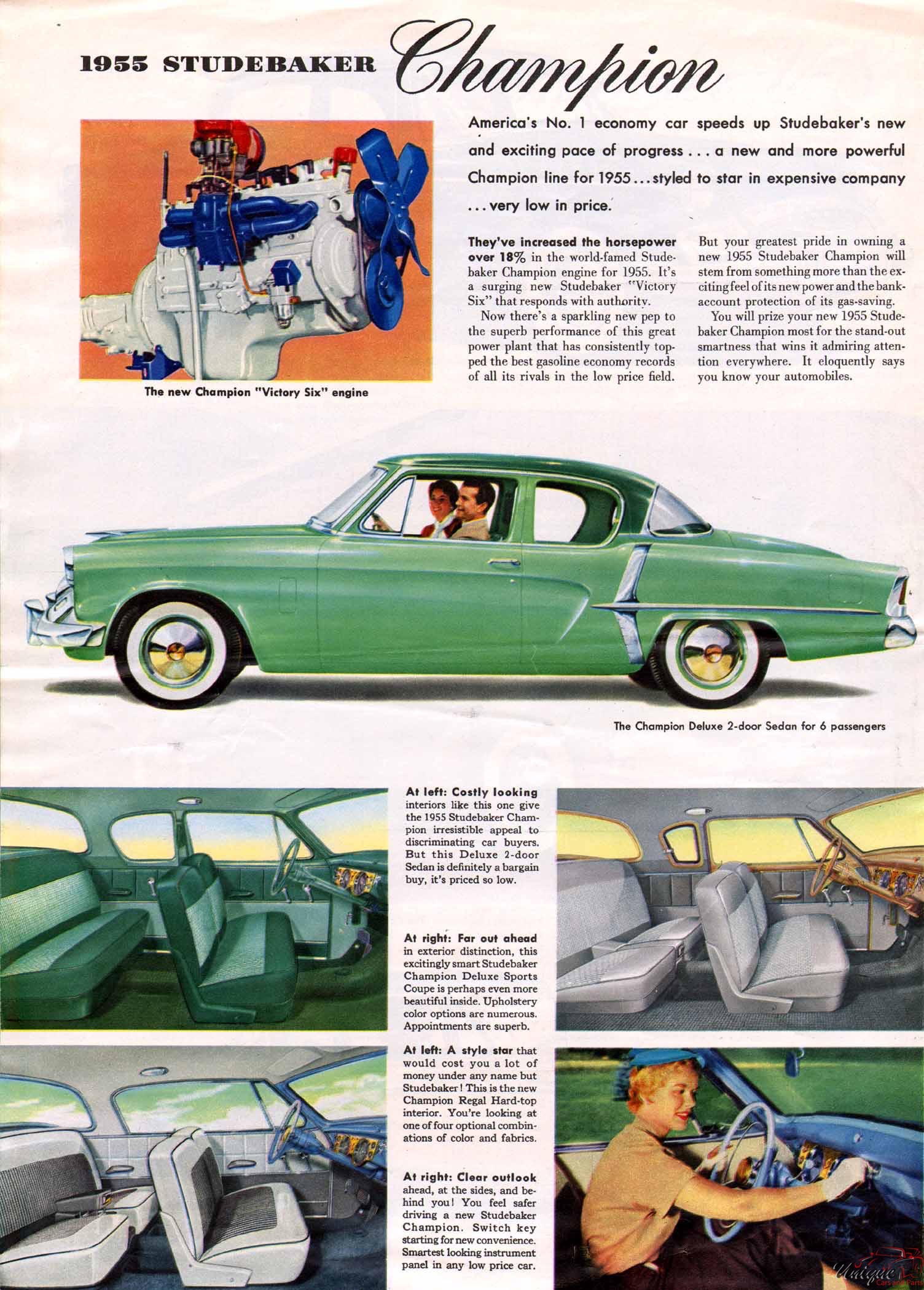 1955 Studebaker Brochure Page 1